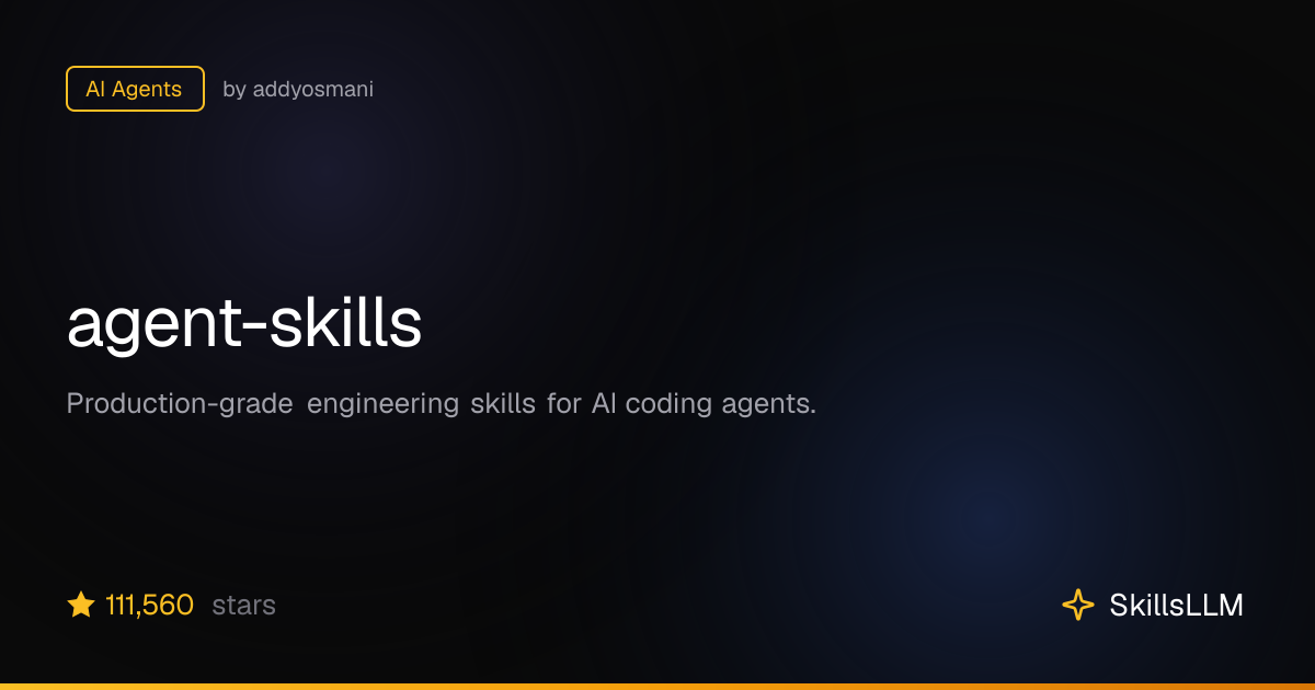 agent-skills - AI Agents on GitHub (81.4k★) | SkillsLLM