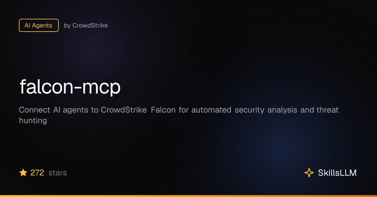 falcon-mcp - AI Agents on GitHub | SkillsLLM